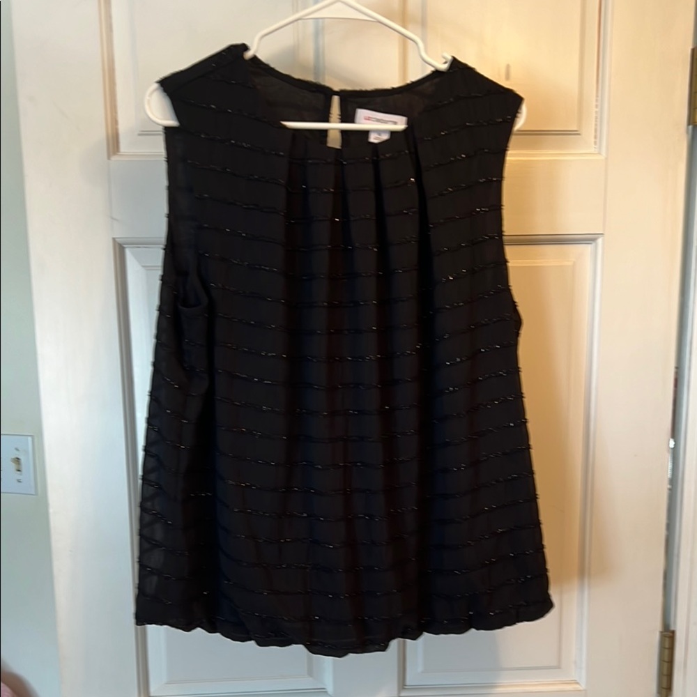 Elegant Black Sleeveless Top
